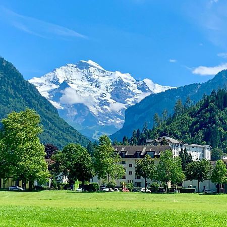 Eiger, Jungfrau, Luxury Garden Apartment جريندلوالد المظهر الخارجي الصورة